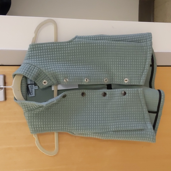 Teresita Orillac Jackets & Blazers - Teal green button vest small